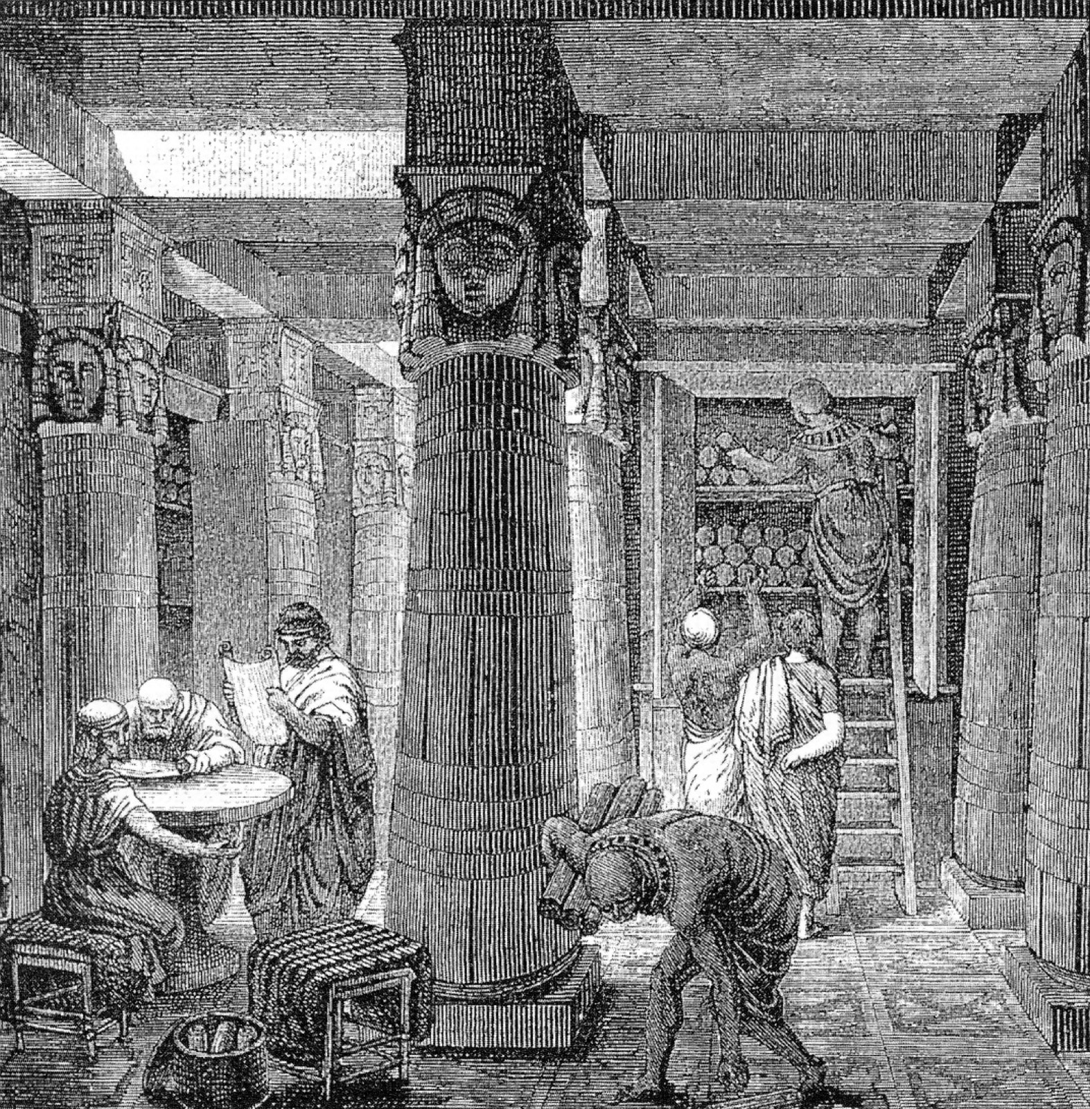 古代アレクサンドリア図書館（エジプト・アレクサンドリア）の図書館の写真