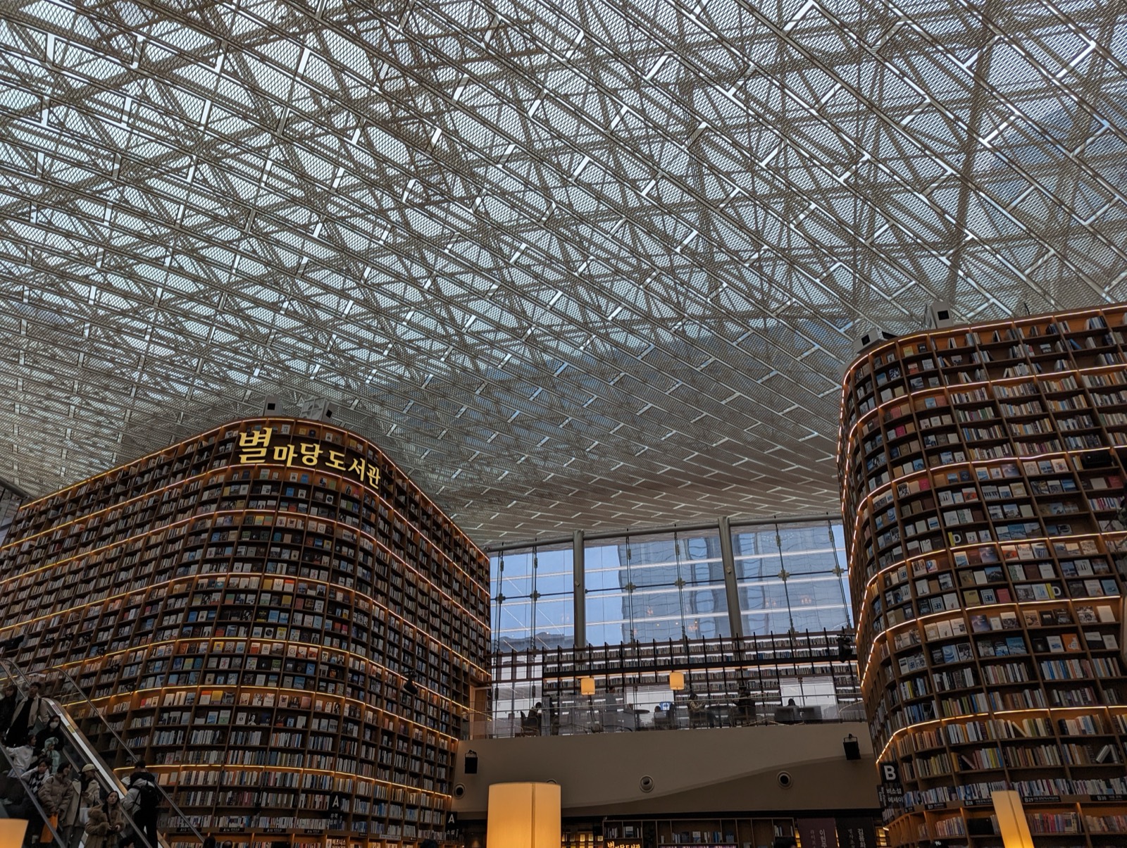 スターフィールド別マダン図書館（韓国・ソウル（江南・COEXモール））の図書館の写真