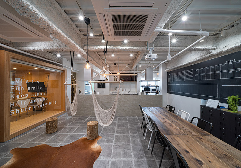 シェアハウス コワーキングスペース シェアオフィスのSHARE HOUSE 180° 金沢