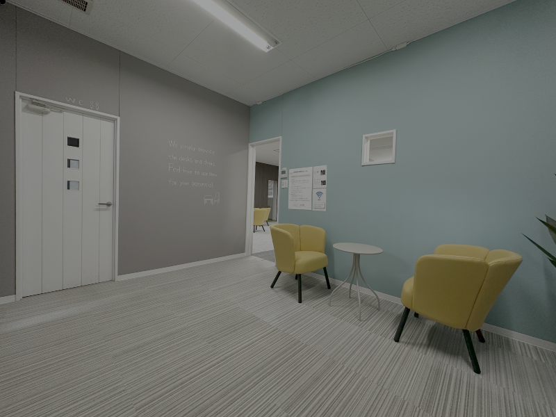 【徳島】自習室 Desk and Chair 沖浜店